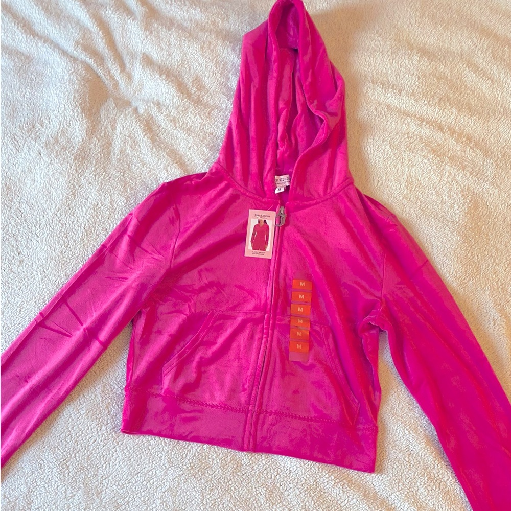 COPY - Juicy Couture Bling Velour Track Suit -Pink(Size M) 💖💖Offers Welcome💖💖 - Picture 5 of 16